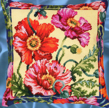 Oriental Poppies - Cross Stitch Pattern