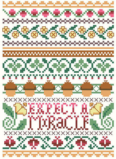 Expect A Miracle - Cross Stitch Pattern