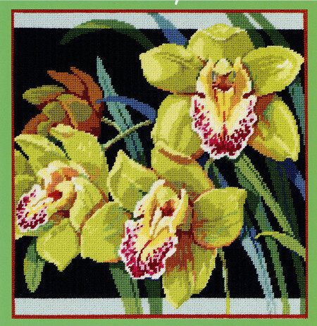 Orchids - Cross Stitch Pattern