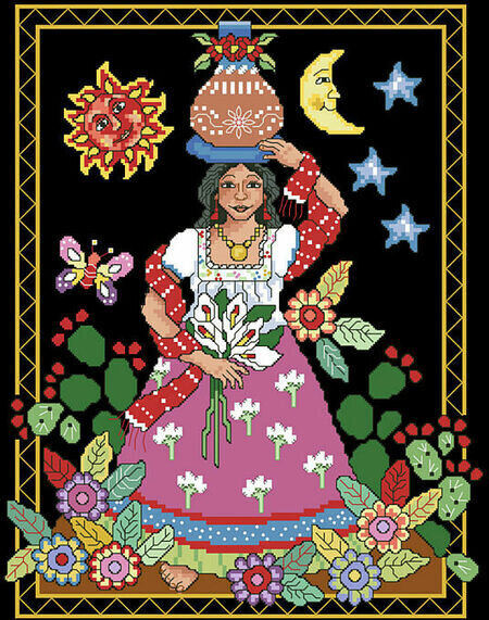 Folk Art - Cross Stitch Pattern