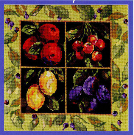 Fruit Pillow - Cross Stitch Pattern