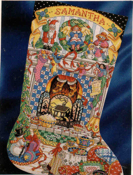 Cozy Christmas Stocking - Cross Stitch Pattern