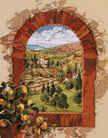Dreaming of Tuscany - Cross Stitch Pattern