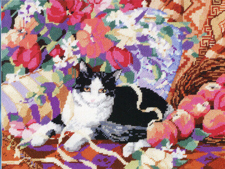 Cat On A Sofa - Cross Stitch Pattern