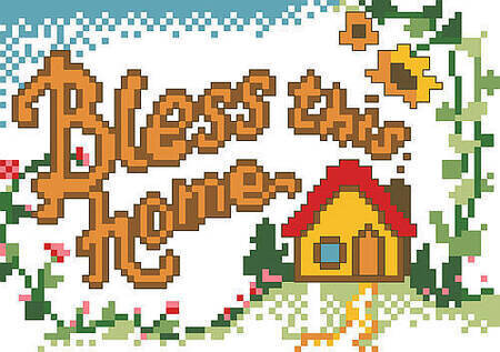 Bless This Home - Cross Stitch Pattern