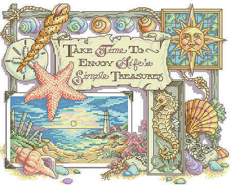 Simple Treasures - Cross Stitch Pattern