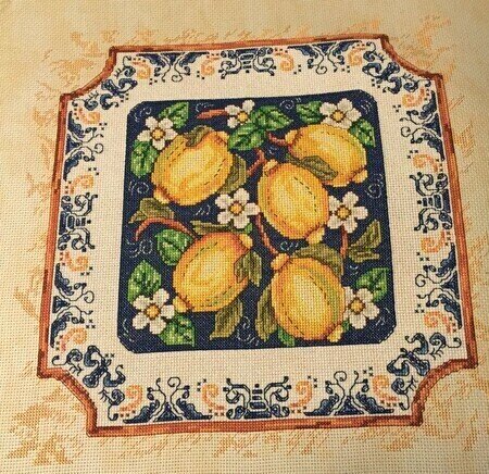 Italian Lemons - Cross Stitch Pattern