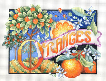 Oranges - Cross Stitch Pattern