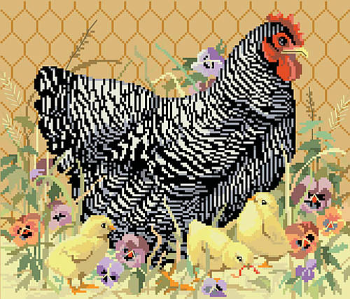 Henrietta Hen - Cross Stitch Pattern
