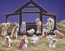 Nativity Figures - Cross Stitch Pattern