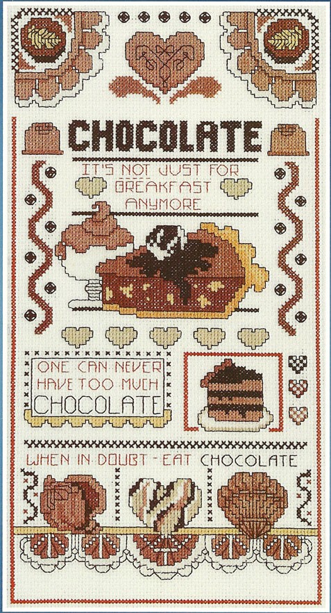 Chocolate Sampler - Cross Stitch Pattern