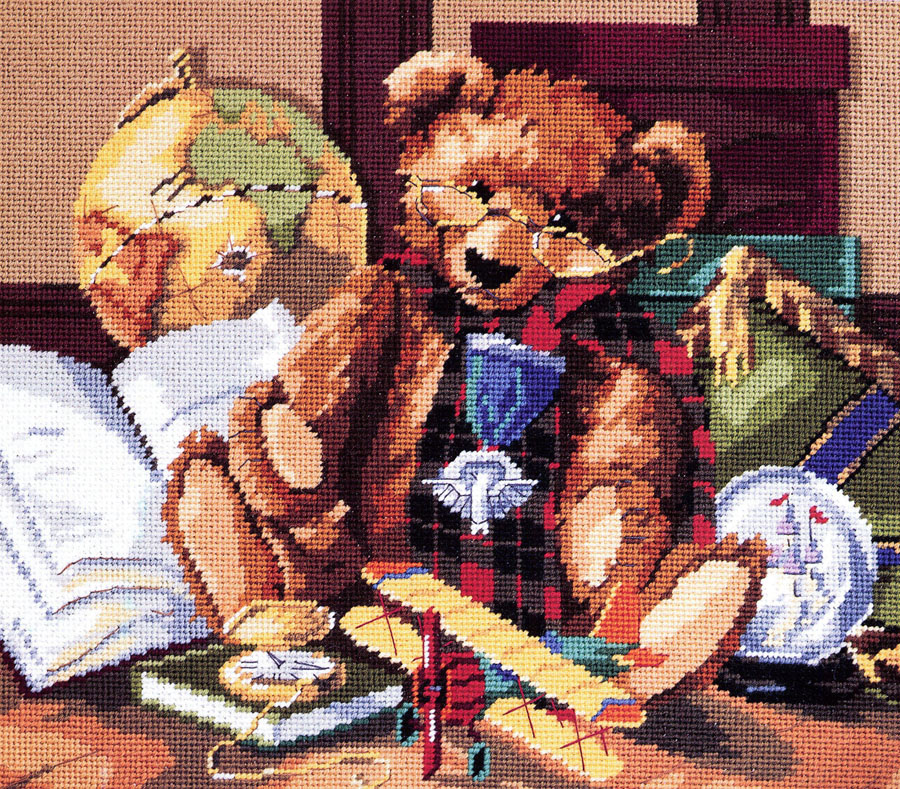 Heirloom Bear - Cross Stitch Pattern