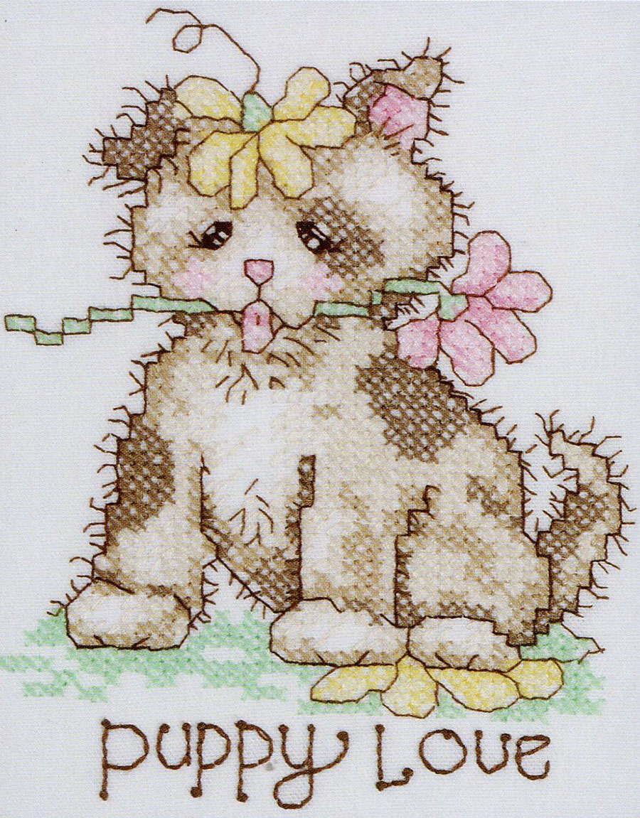 Puppy Love - Cross Stitch Pattern