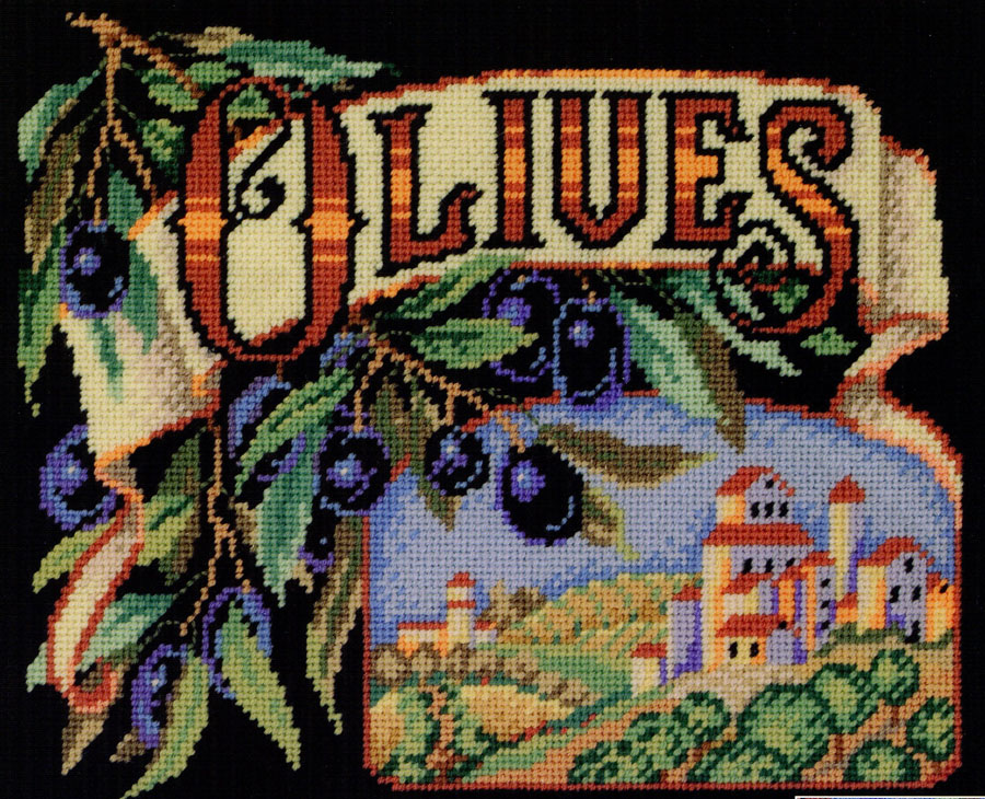 Olives - Cross Stitch Pattern