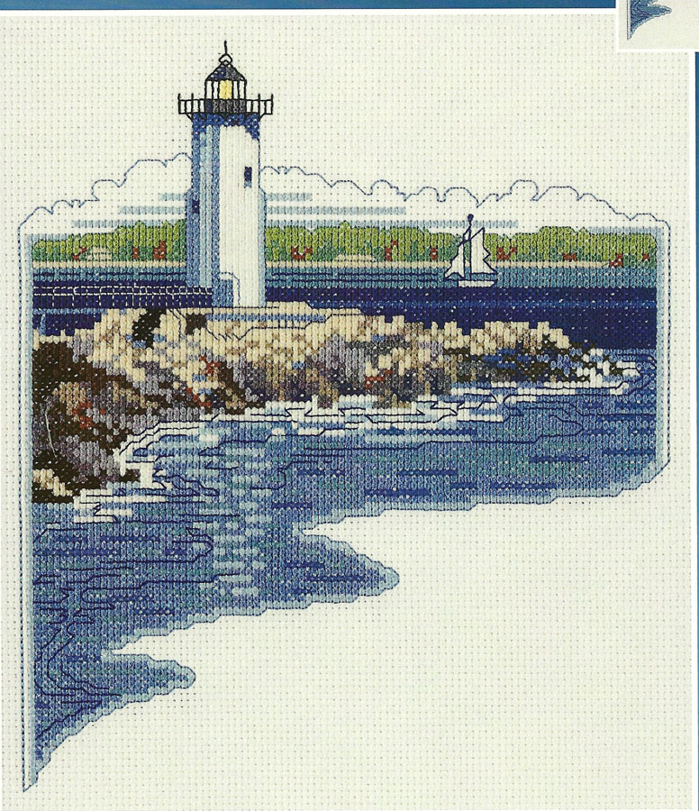 White Lighthouse - Cross Stitch Pattern
