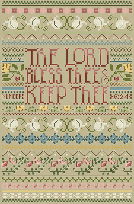 Inspirational Sampler - Christian Cross Stitch Pattern