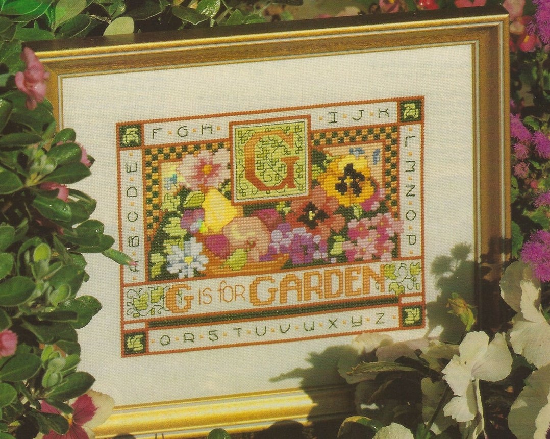 G is for Garden - Cross Stitch Pattern