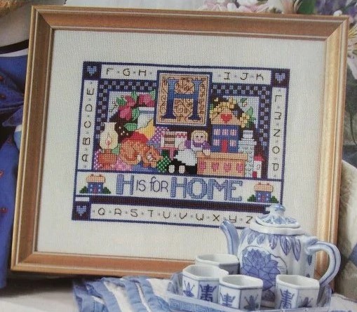 H is for Home - Cross Stitch Pattern