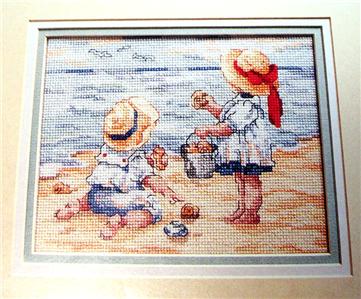 Collecting Shells - Cross Stitch Pattern