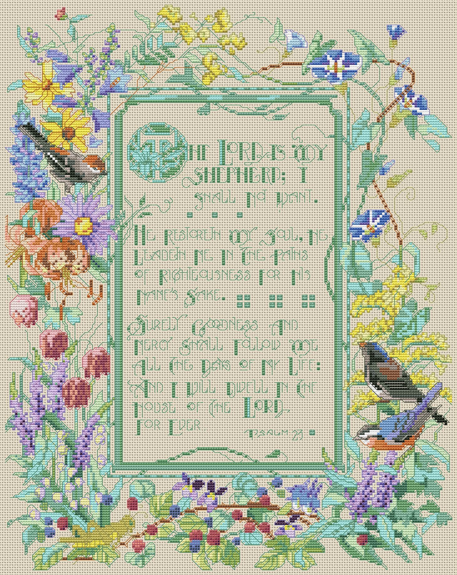 Wildflowers - Cross Stitch Pattern