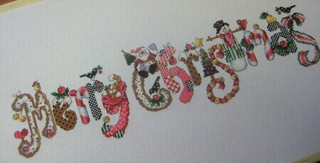 Merry Christmas - Cross Stitch Pattern