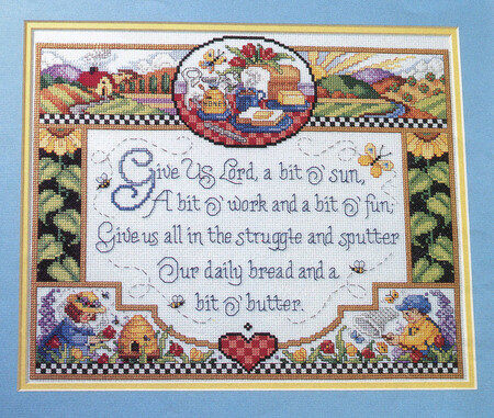 Give Us Lord - Cross Stitch Pattern