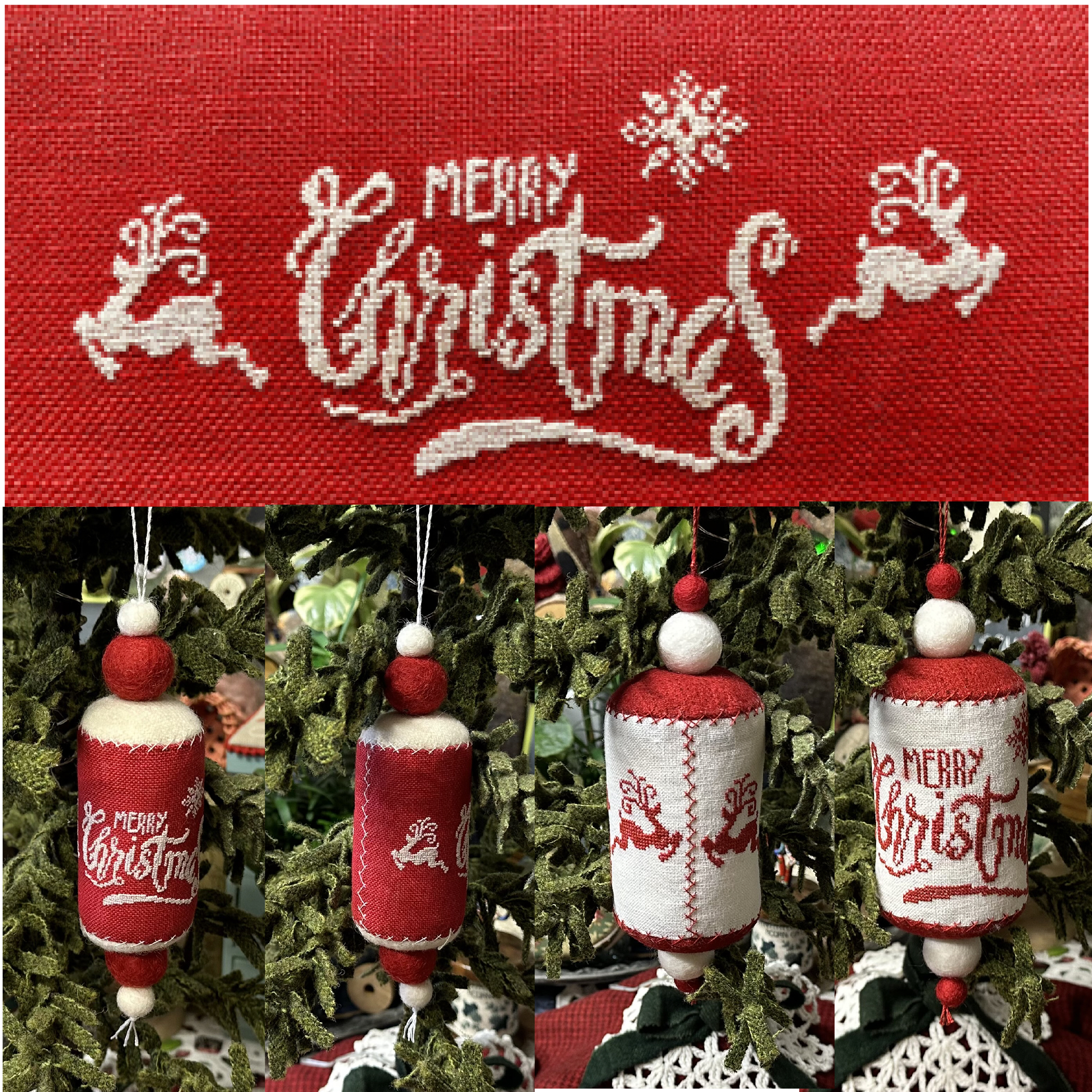 A Deer Christmas - Cross Stitch Pattern
