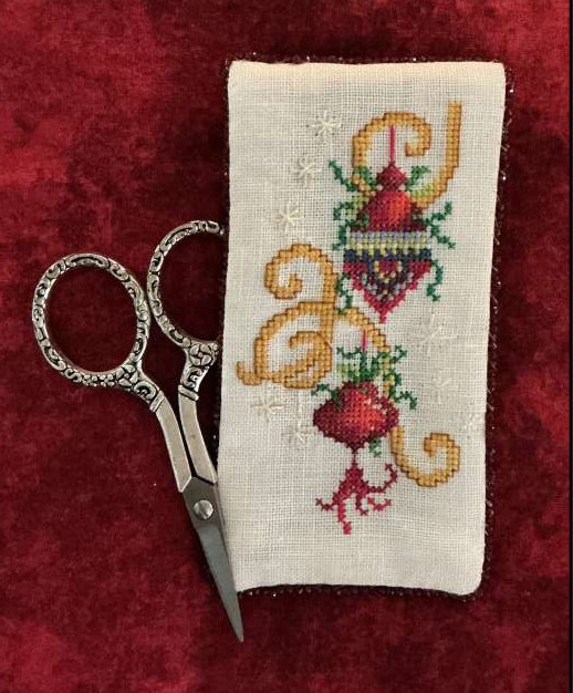 Holiday Scissor Pocket - Christmas Cross Stitch Pattern