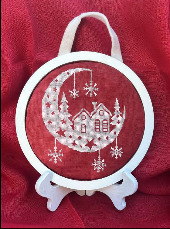 Moon Village - Christmas Cross Stitch Pattern