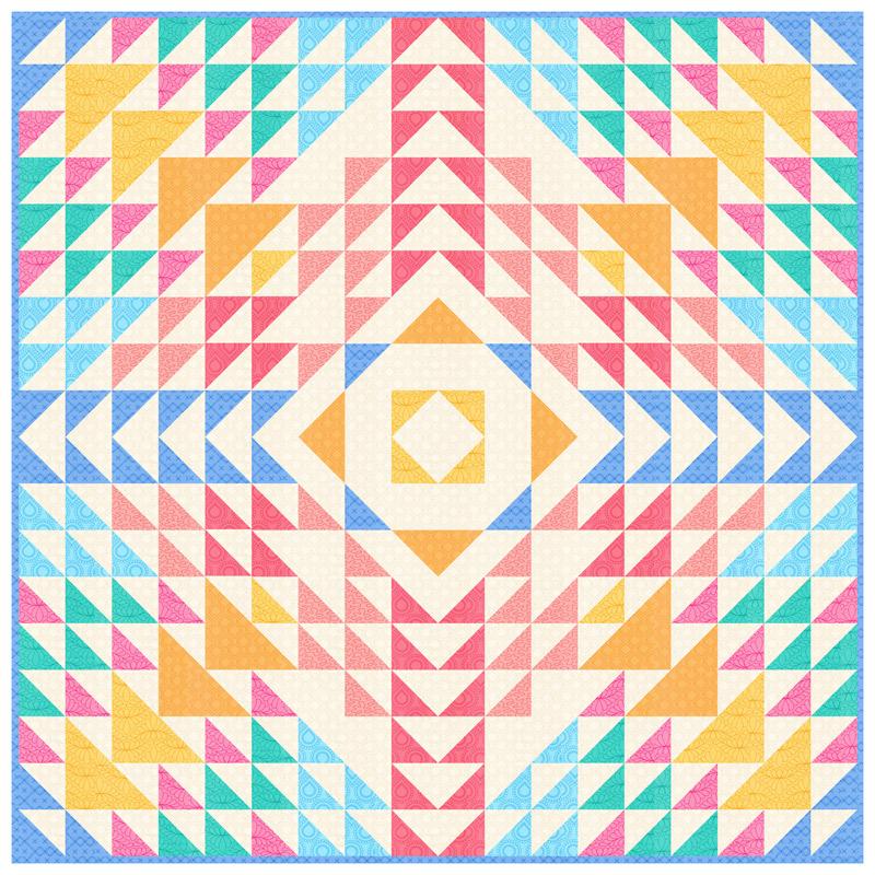 Rainbow Sherbet Kit - Quilt Kit