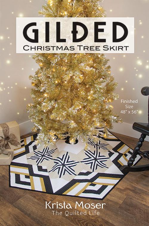 Gilded Christmas Tree Skirt - Quilt Pattern 