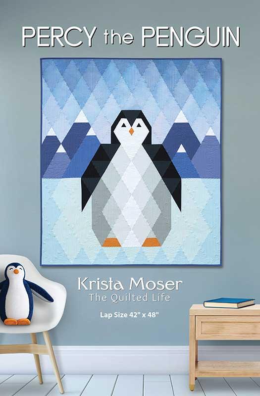Percy the Penguins - Quilt Pattern, zoomed in. Select this picture to zoom back out.