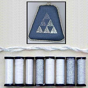 Metallic Thread Gift Collection - Anniversary (Silver)