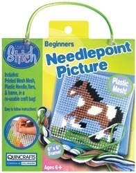 Horse Learn To Stitch Needlepoint Kit