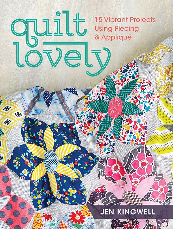 Quilt Lovely - Quilt Pattern, zoomed in. Select this picture to zoom back out.
