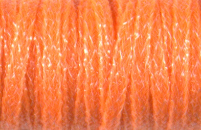1/8" Ribbon #051F - Glow-In-The-Dark Tangerine