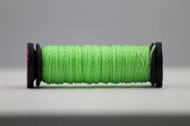 1/8" Ribbon #053F - Glow-In-The-Dark Lime