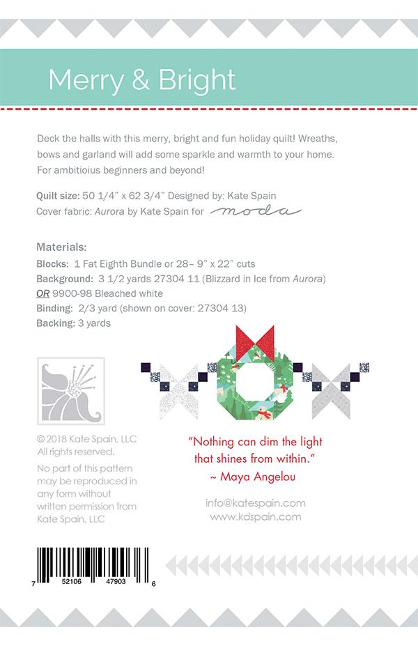 Merry and Bright - Christmas Quilt Pattern