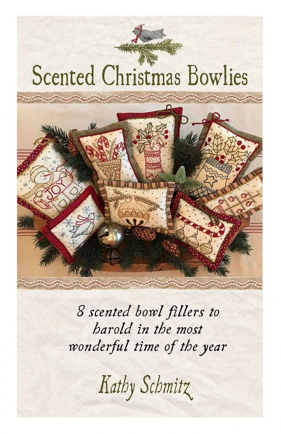 Scented Christmas Bowlies - Embroidery Pattern