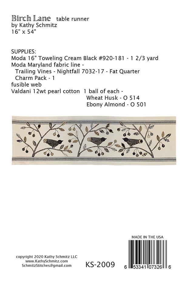 Birch Lane - Applique Sewing Pattern