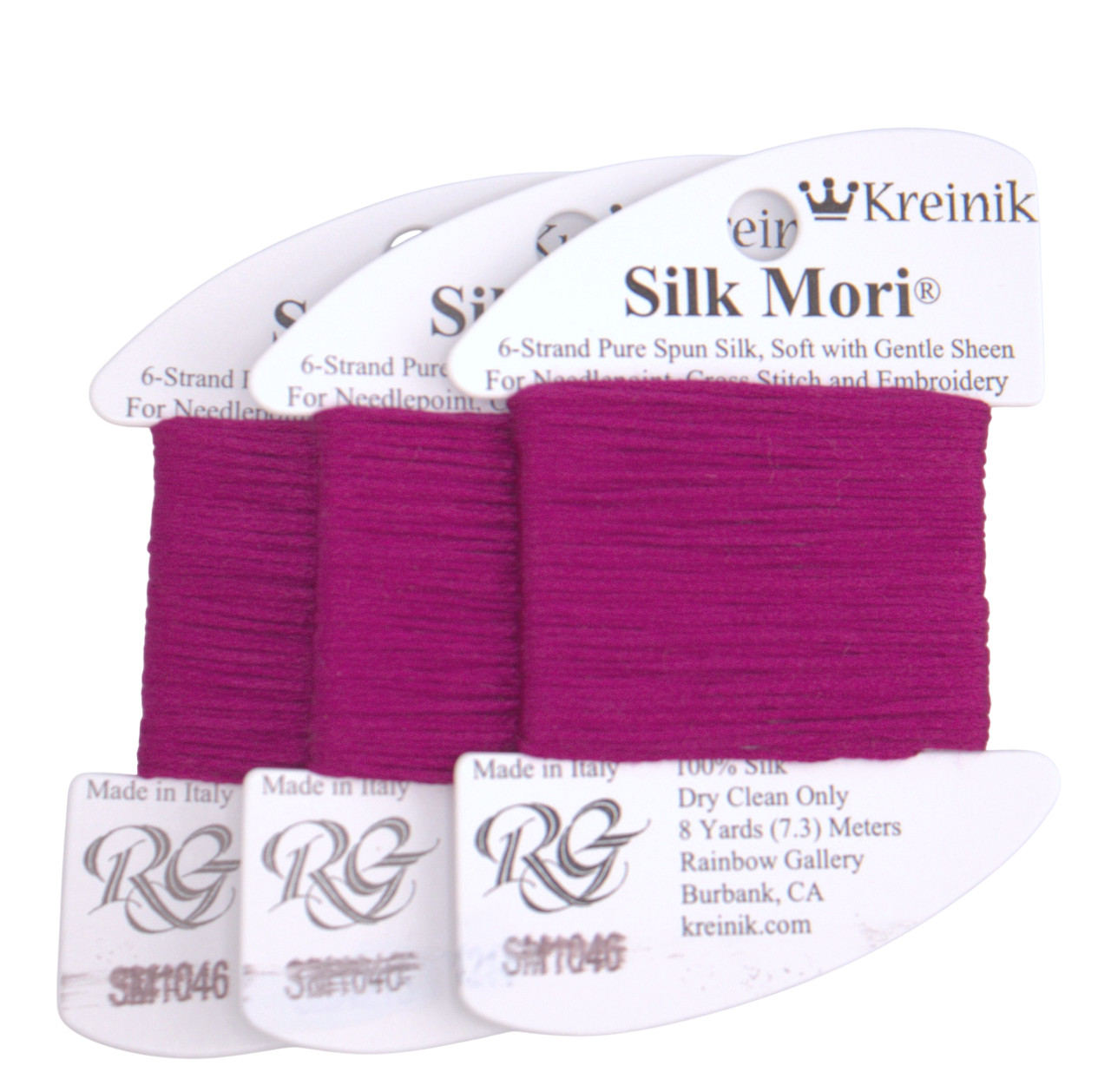 Silk Mori Thread #1046 - Dark Cobalt Violet