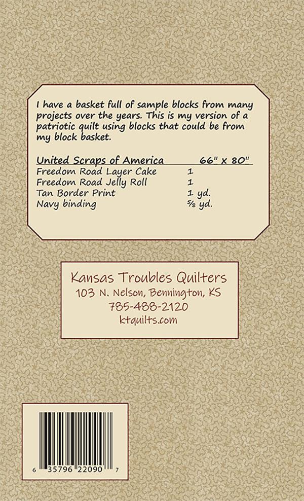 United Scraps of America - Quilt Pattern