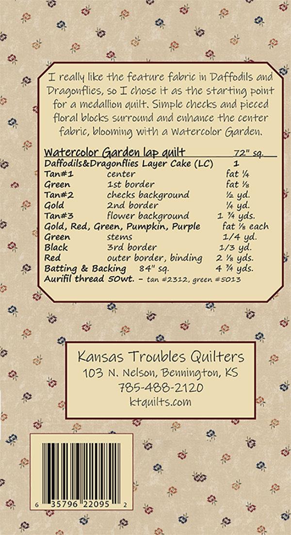 Watercolor Garden - Quilt Pattern