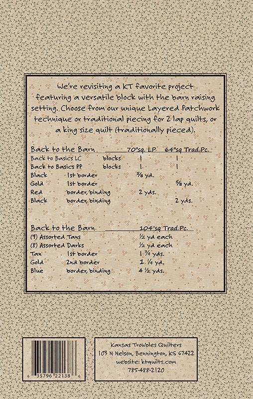 Back to the Barn - Quilt Pattern