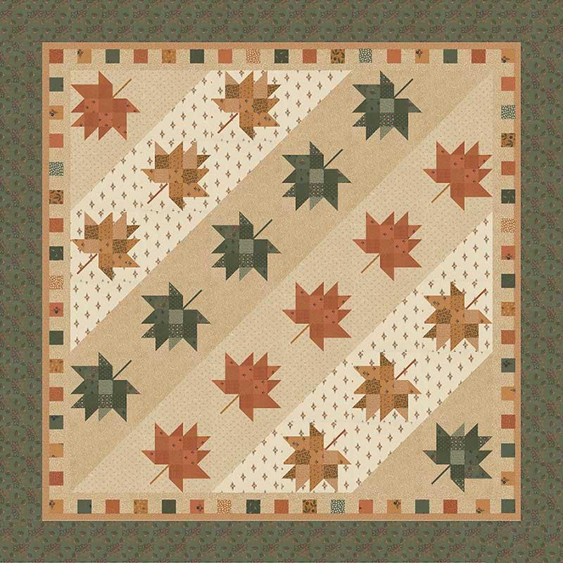 Fluttering Leaves Dusk to Dawn - Quilt Pattern