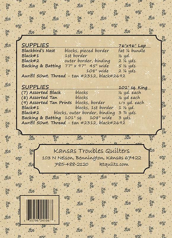 Blackbird Crossing - Quilt Pattern