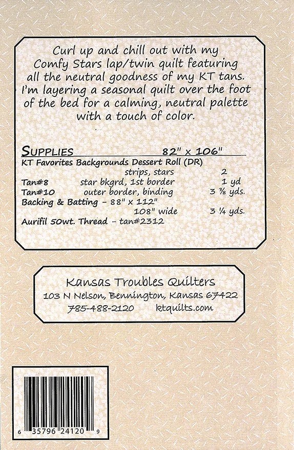 Comfy Stars - Quilt Pattern