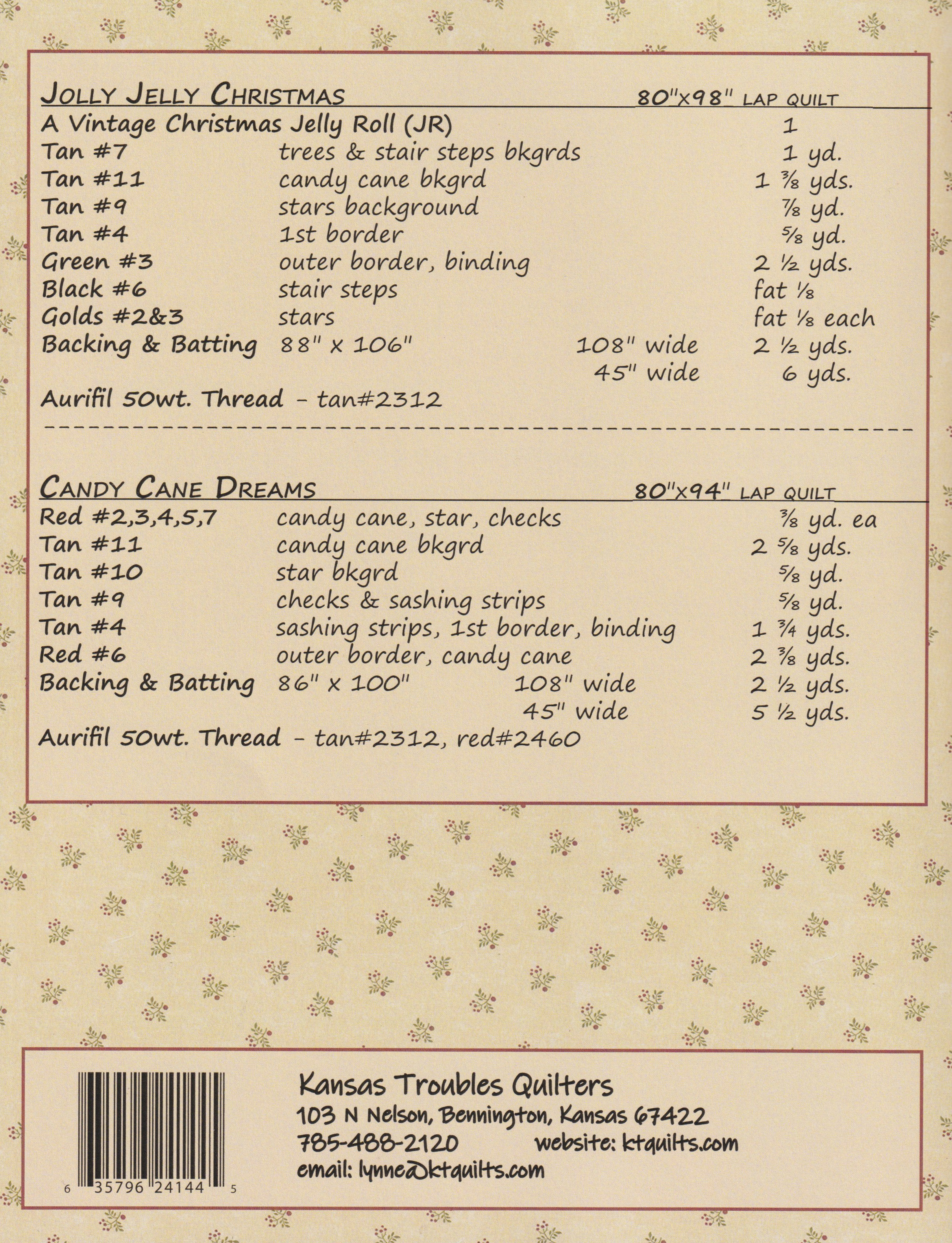 Jolly Jelly Christmas - Quilt Pattern
