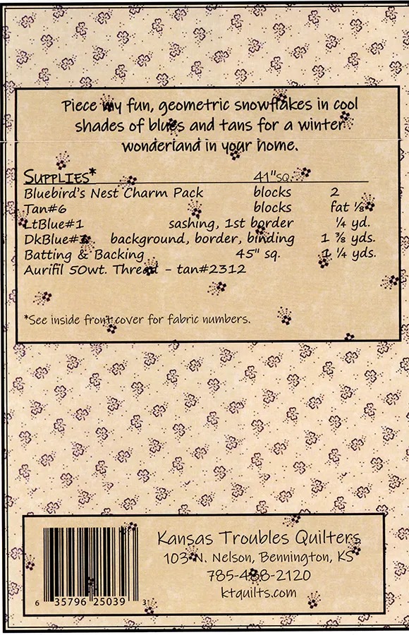 Icy Blue - Quilt Pattern