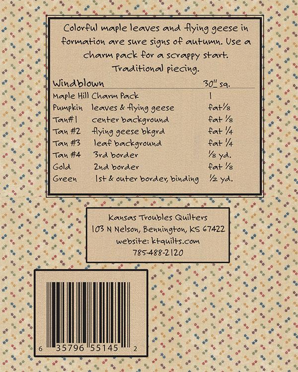 Windblown - Quilt Pattern